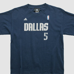 Adidas Dallas Mavericks 2010s T-shirt Navy Vintage