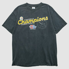 Pittsburgh Steelers Alstyle 2006 T-shirt - Charcoal Vintage - Fanatics