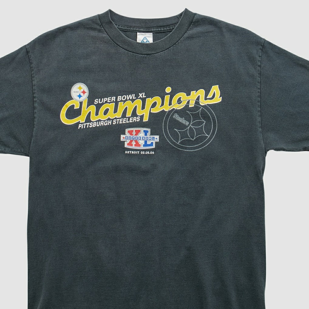 Pittsburgh Steelers Alstyle 2006 T-shirt - Charcoal Vintage - Fanatics