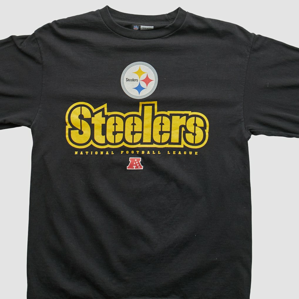 Pittsburgh Steelers NFL 2000s Long Sleeve T-shirt - Black Vintage - Fanatics