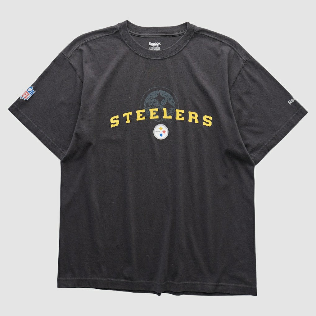 Pittsburgh Steelers Reebok 2000s T-shirt - Black Vintage - Fanatics