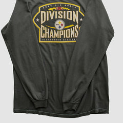 Pittsburgh Steelers CSA 2004 Long Sleeve T-shirt - Charcoal Vintage - Fanatics