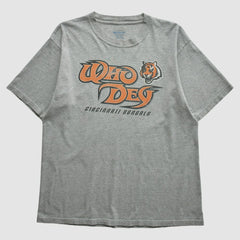 Cincinnati Bengals Reebok 2000s T-shirt - Heather Gray Vintage - Fanatics