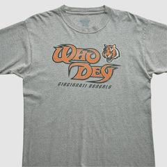 Cincinnati Bengals Reebok 2000s T-shirt - Heather Gray Vintage - Fanatics
