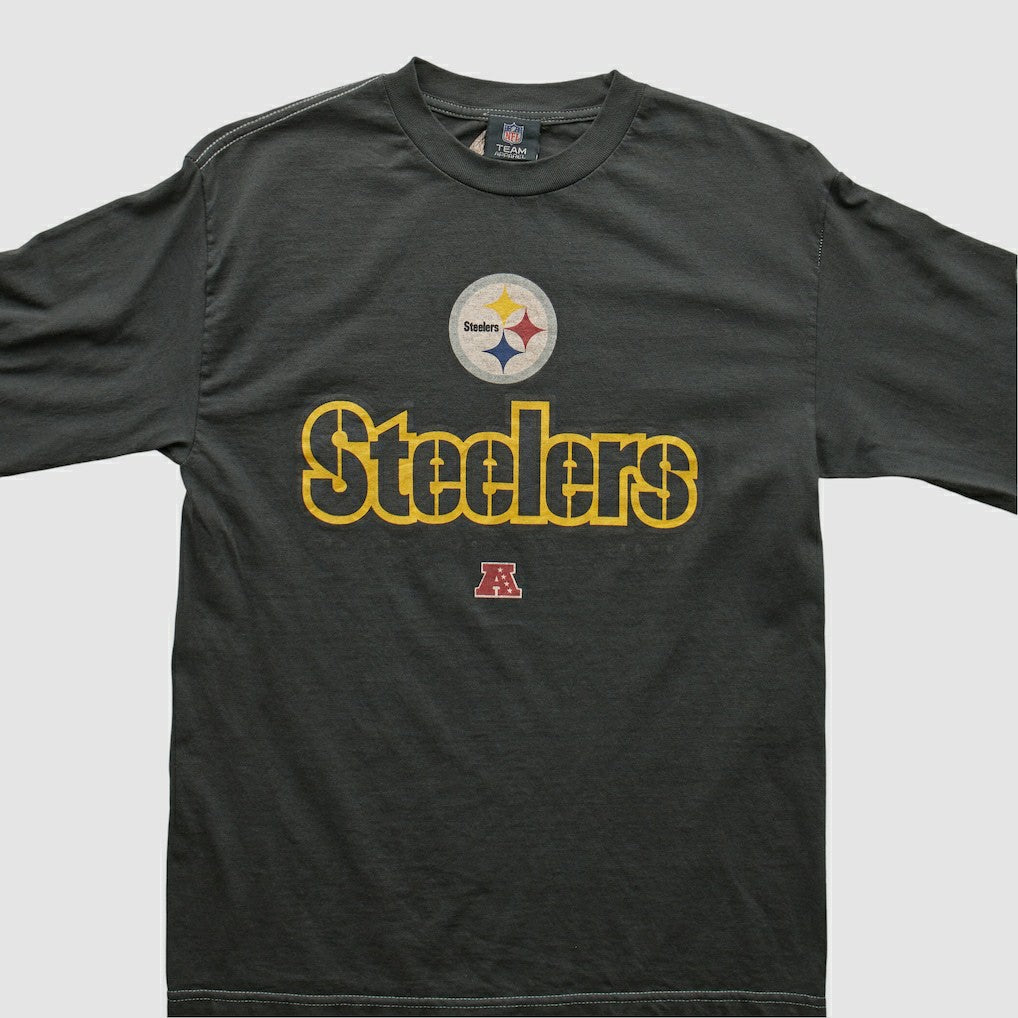 Pittsburgh Steelers NFL 2010s Long Sleeve T-shirt - Black Vintage - Fanatics