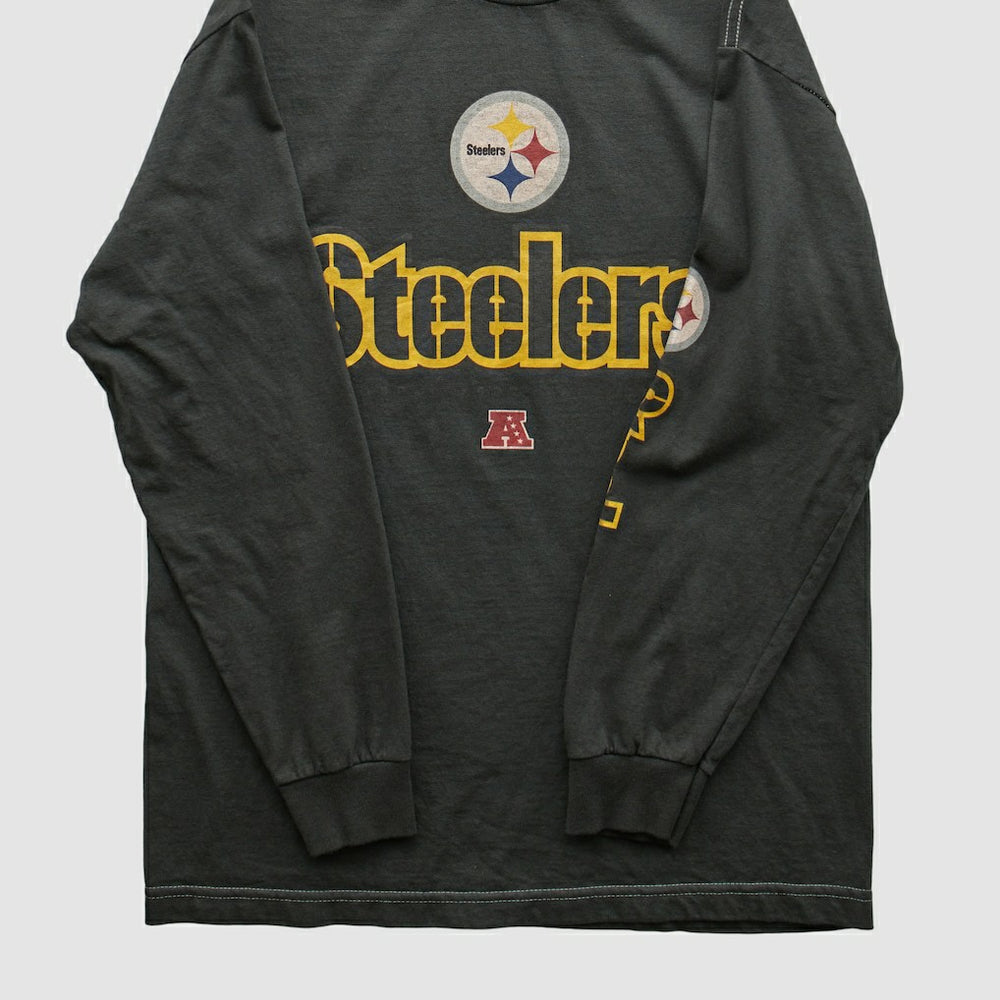 Pittsburgh Steelers NFL 2010s Long Sleeve T-shirt - Black Vintage - Fanatics