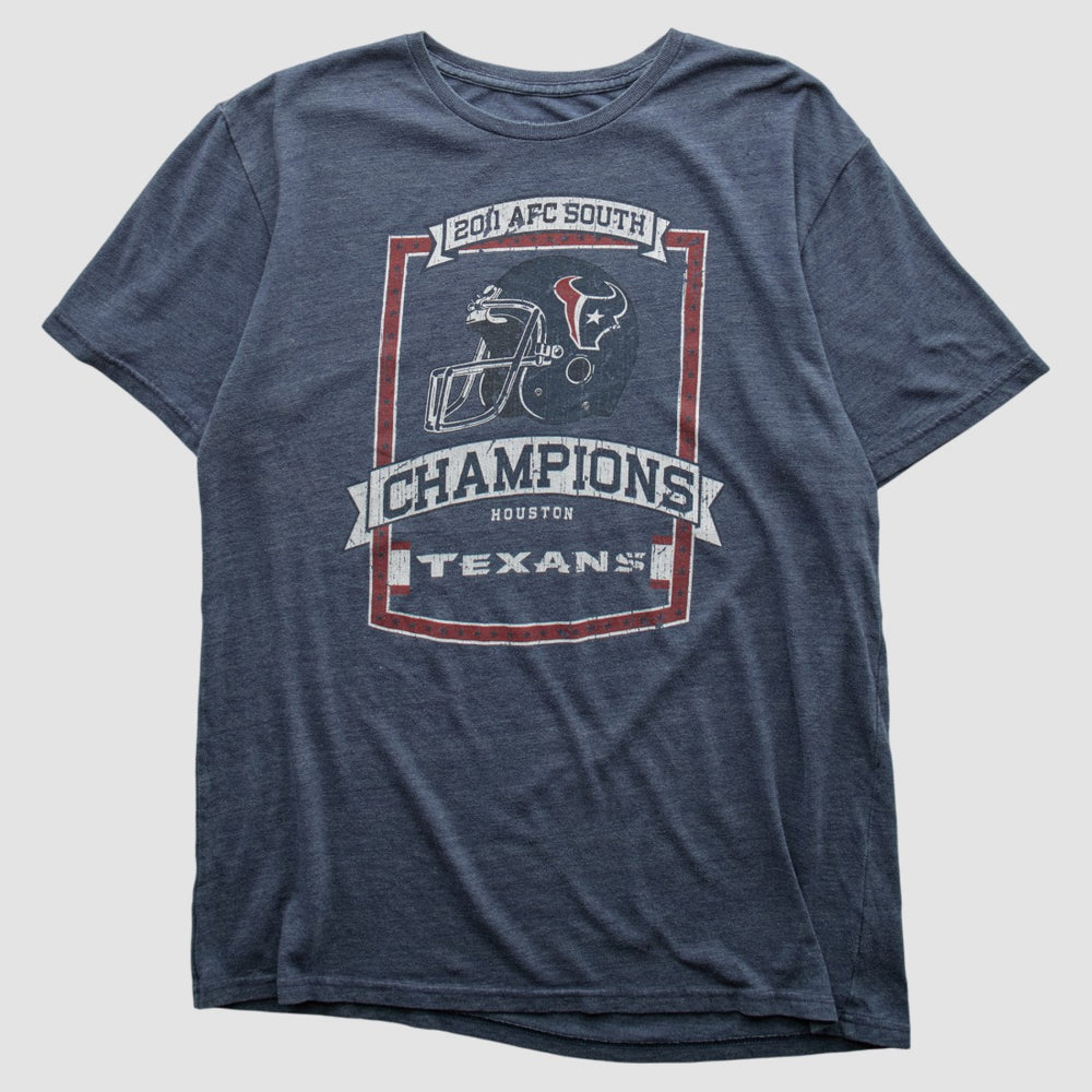 Houston Texans Reebok 2011 T-shirt - Navy Vintage - Fanatics