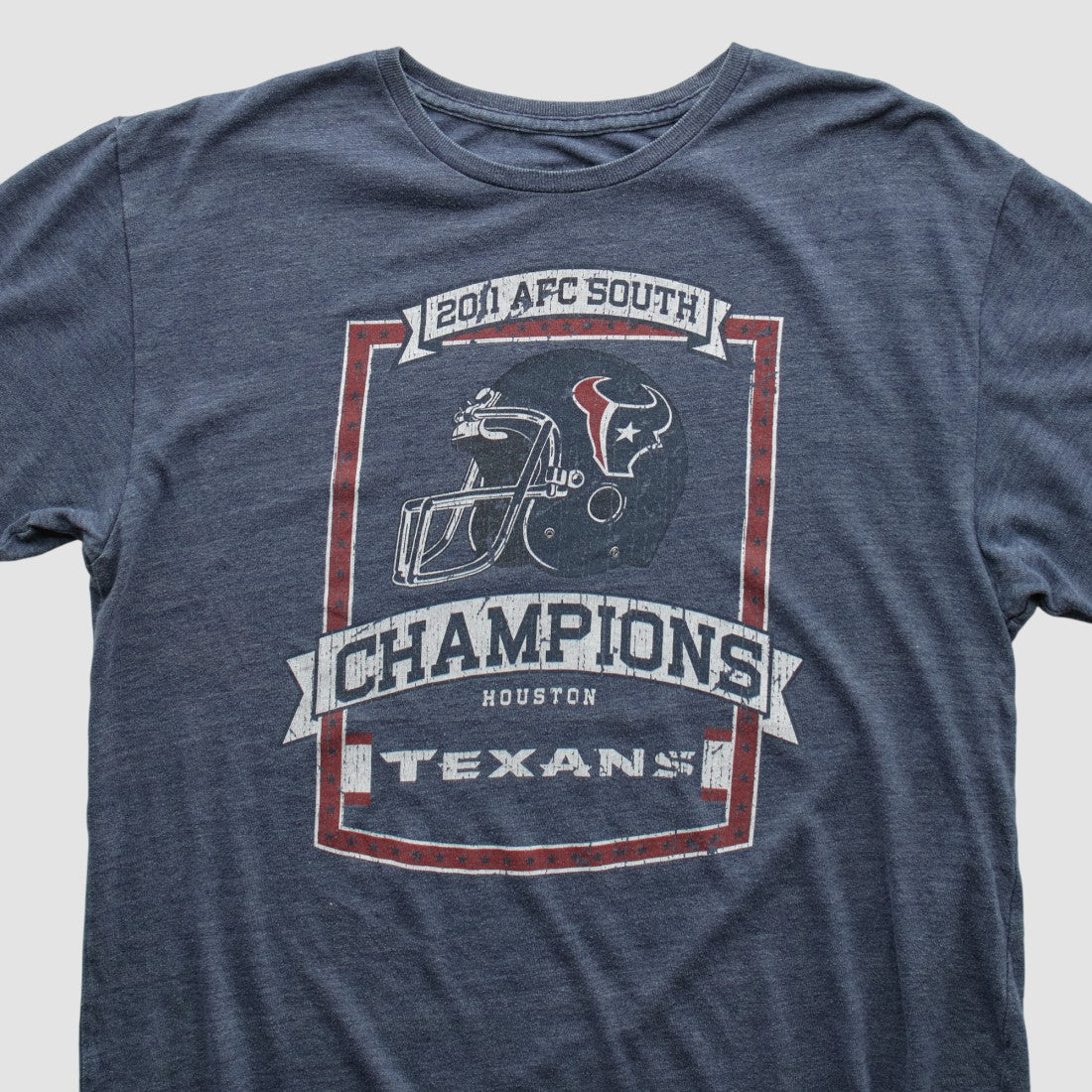Houston Texans Reebok 2011 T-shirt - Navy Vintage - Fanatics