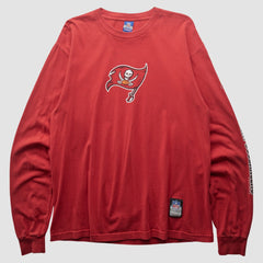 Tampa Bay Buccaneers Reebok 2000s Long Sleeve T-shirt - Red Vintage - Fanatics