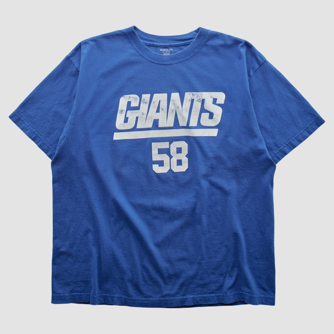 New York Giants Reebok 2000s T-shirt - Blue Vintage - Fanatics