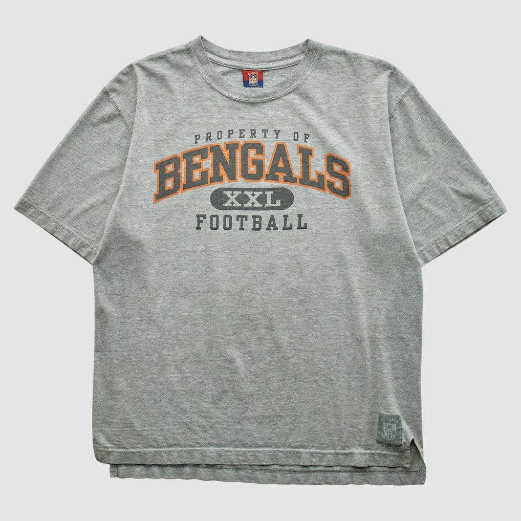 Cincinnati Bengals Reebok 2000s T-shirt - Heather Gray Vintage - Fanatics