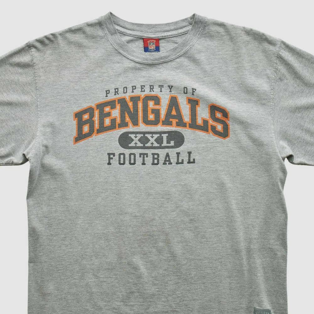 Cincinnati Bengals Reebok 2000s T-shirt - Heather Gray Vintage - Fanatics