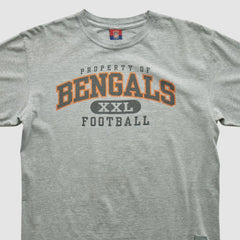 Cincinnati Bengals Reebok 2000s T-shirt - Heather Gray Vintage - Fanatics