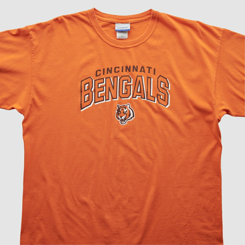 Cincinnati Bengals Reebok 2000s T-shirt - Orange Vintage - Fanatics