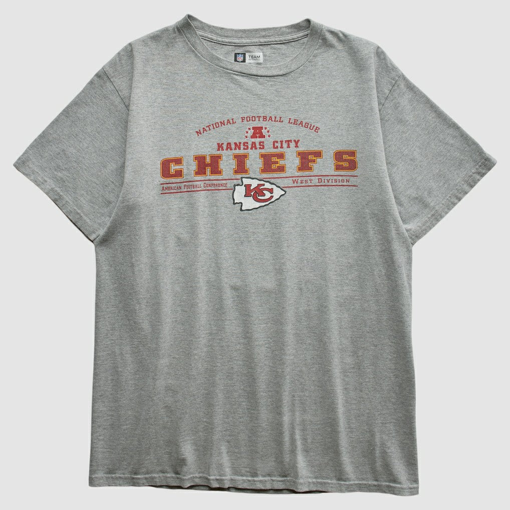Kansas City Chiefs Team Edition Apparel 2000s T-shirt - Heather Gray Vintage - Fanatics