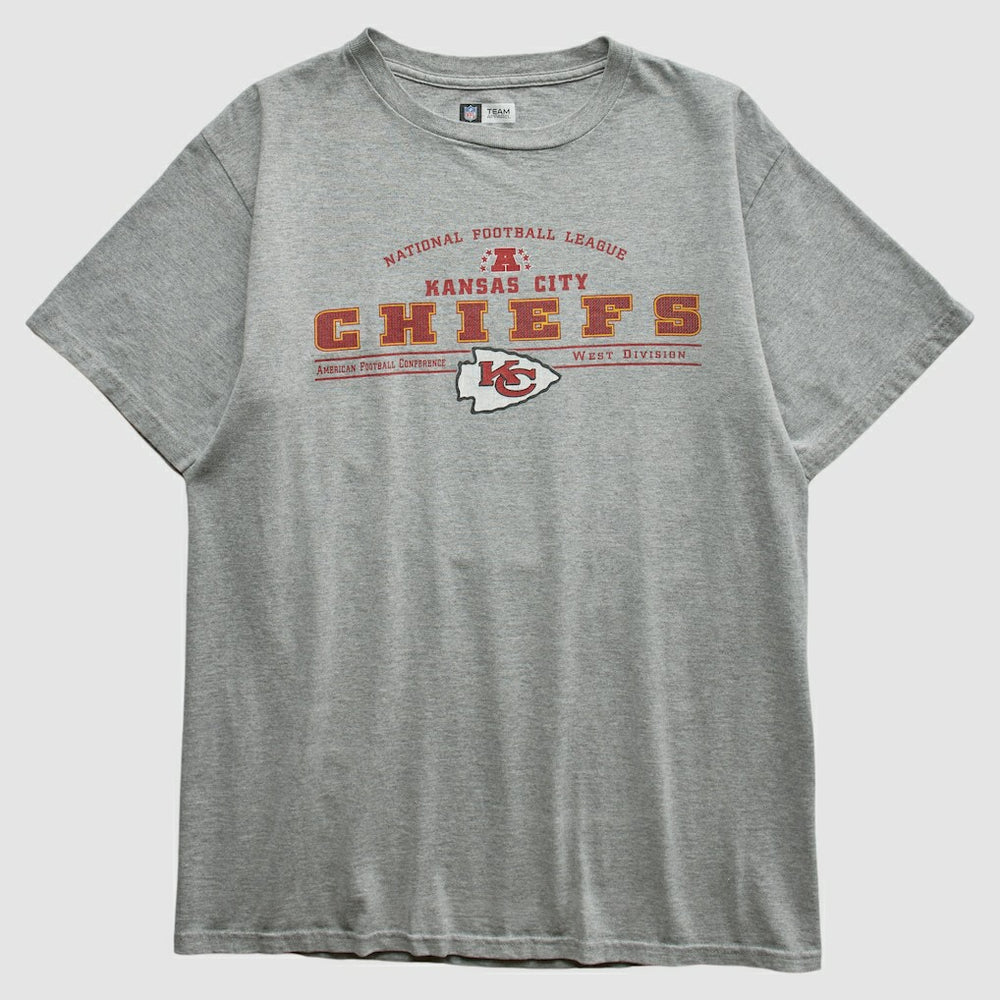Kansas City Chiefs Team Edition Apparel 2000s T-shirt - Heather Gray Vintage - Fanatics