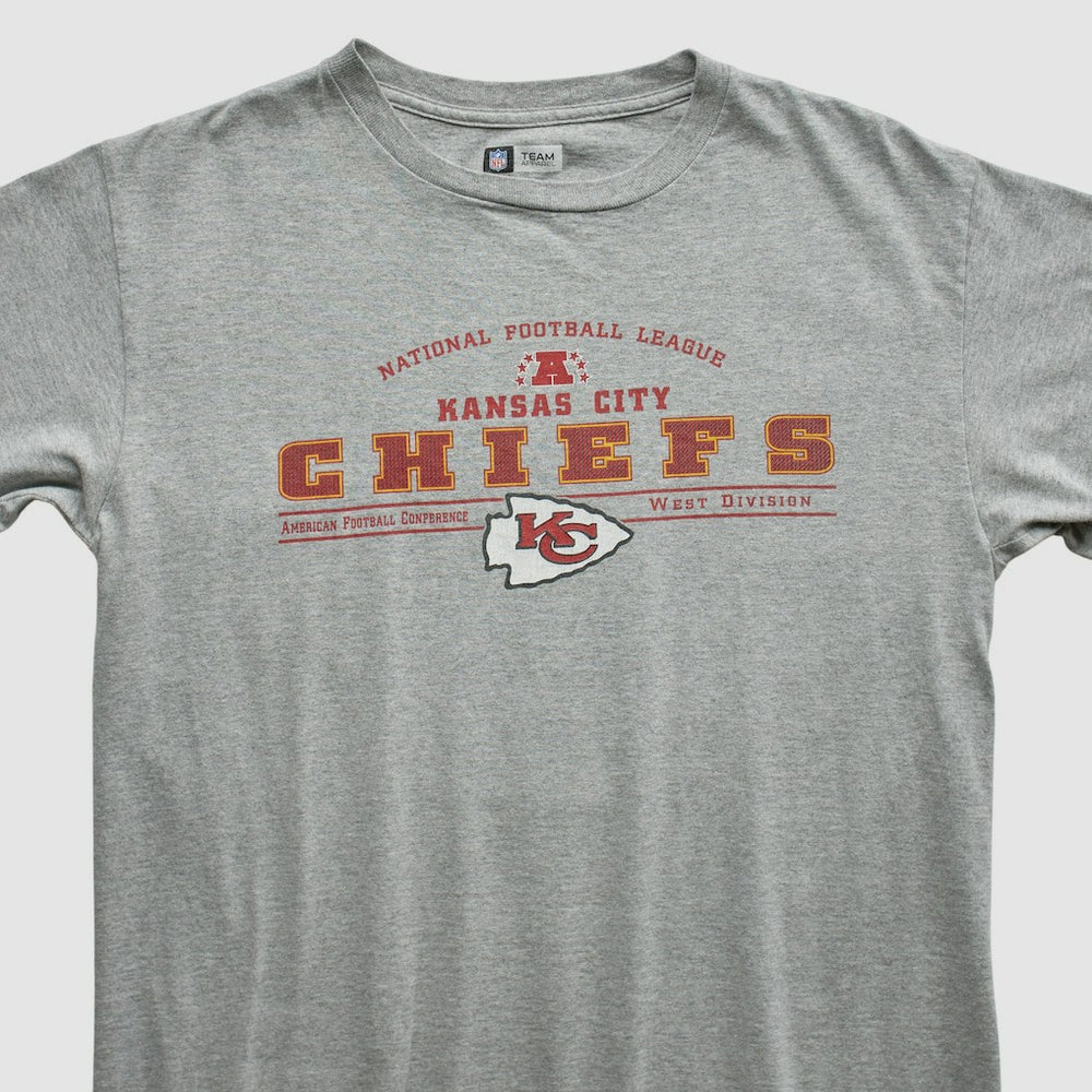 Kansas City Chiefs Team Edition Apparel 2000s T-shirt - Heather Gray Vintage - Fanatics