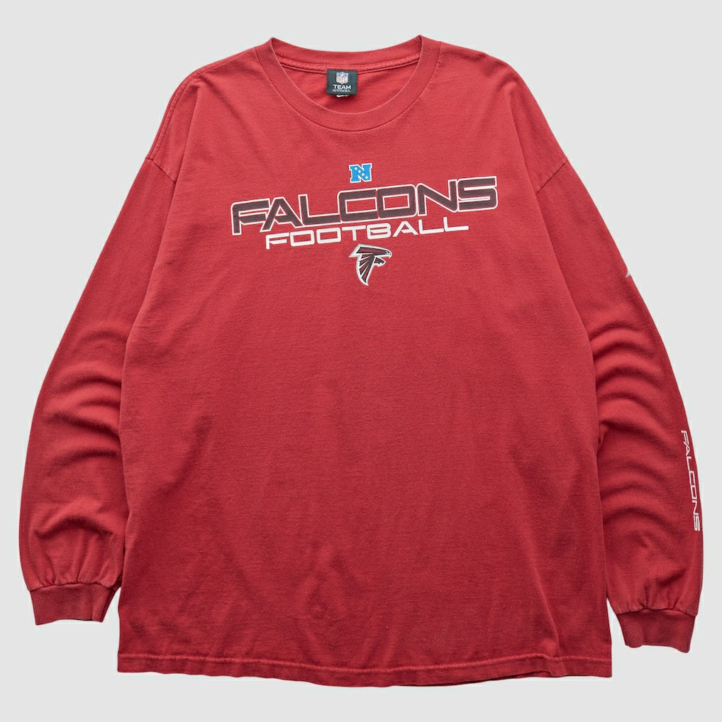 Atlanta Falcons Team Edition Apparel 2010s Long Sleeve T-shirt - Red Vintage - Fanatics