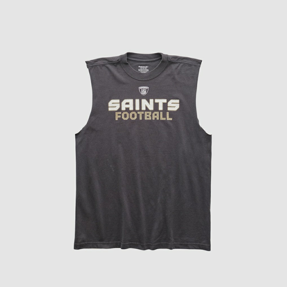 New Orleans Saints Reebok 2000s Tank - Black Vintage - Fanatics