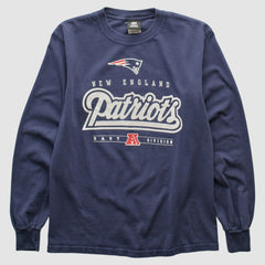 New England Patriots NFL 2010s Long Sleeve T-shirt - Navy Vintage - Fanatics