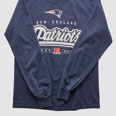 New England Patriots NFL 2010s Long Sleeve T-shirt - Navy Vintage - Fanatics