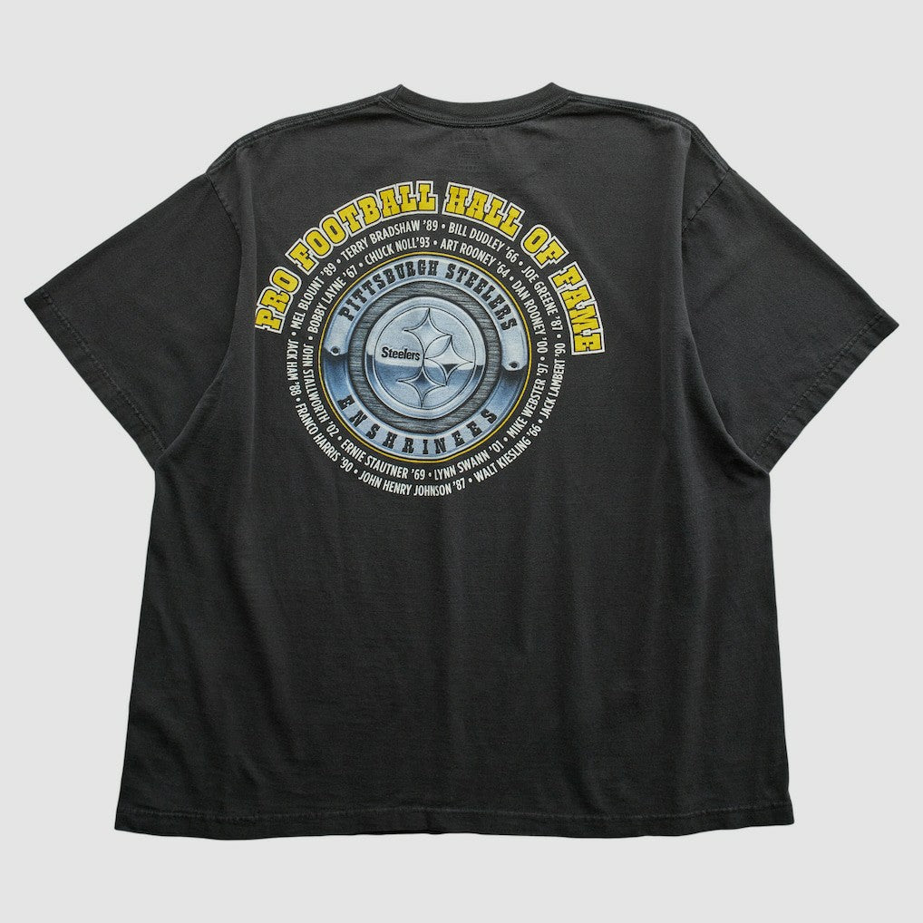 Pittsburgh Steelers Reebok 2000s T-shirt - Black Vintage - Fanatics