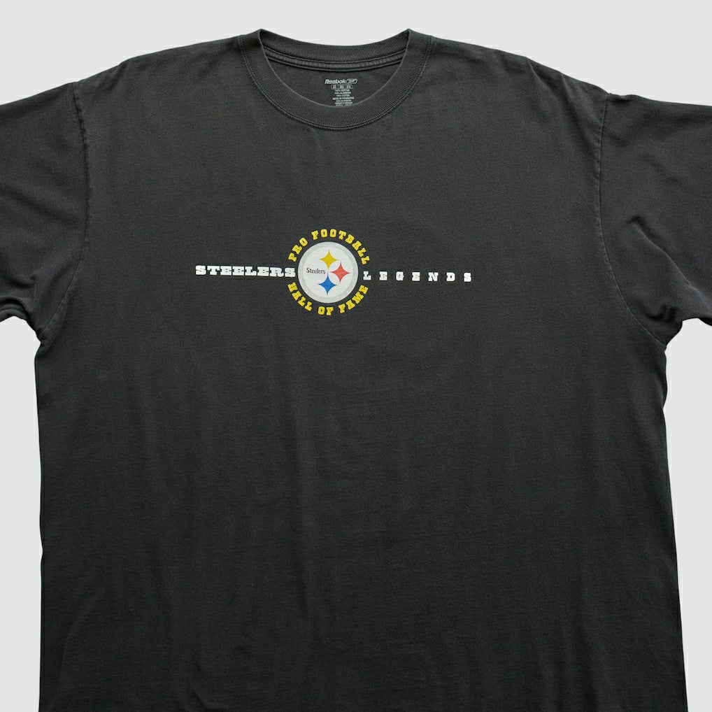 Pittsburgh Steelers Reebok 2000s T-shirt - Black Vintage - Fanatics