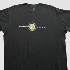 Pittsburgh Steelers Reebok 2000s T-shirt - Black Vintage - Fanatics