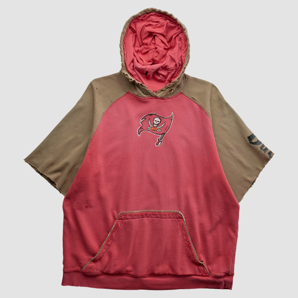 Tampa Bay Buccaneers Reebok 2000s Hooded Pullover Sweatshirt - Red Vintage - Fanatics