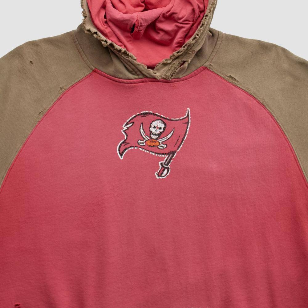Tampa Bay Buccaneers Reebok 2000s Hooded Pullover Sweatshirt - Red Vintage - Fanatics