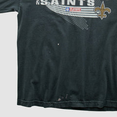 New Orleans Saints Alstyle Apparel 2009 Long Sleeve T-shirt - Black Vintage - Fanatics