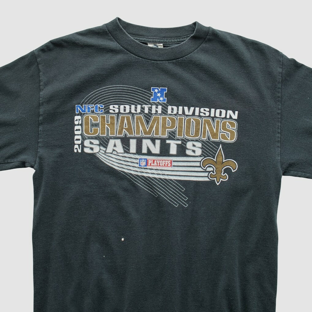 New Orleans Saints Alstyle Apparel 2009 Long Sleeve T-shirt - Black Vintage - Fanatics