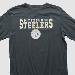 Pittsburgh Steelers Team Edition Apparel 2000s Long Sleeve T-shirt - Charcoal Vintage - Fanatics