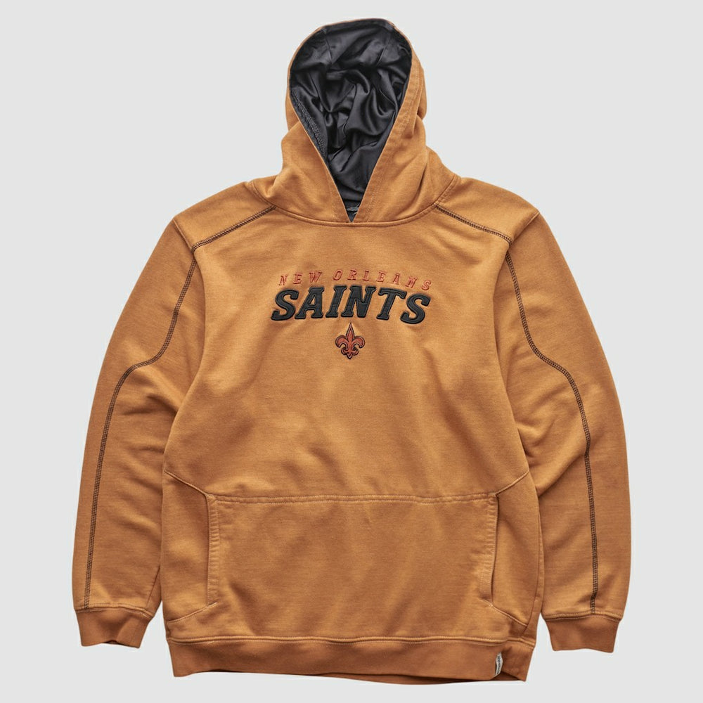 New Orleans Saints 2000s Hooded Pullover Sweatshirt - Tan Vintage - Fanatics