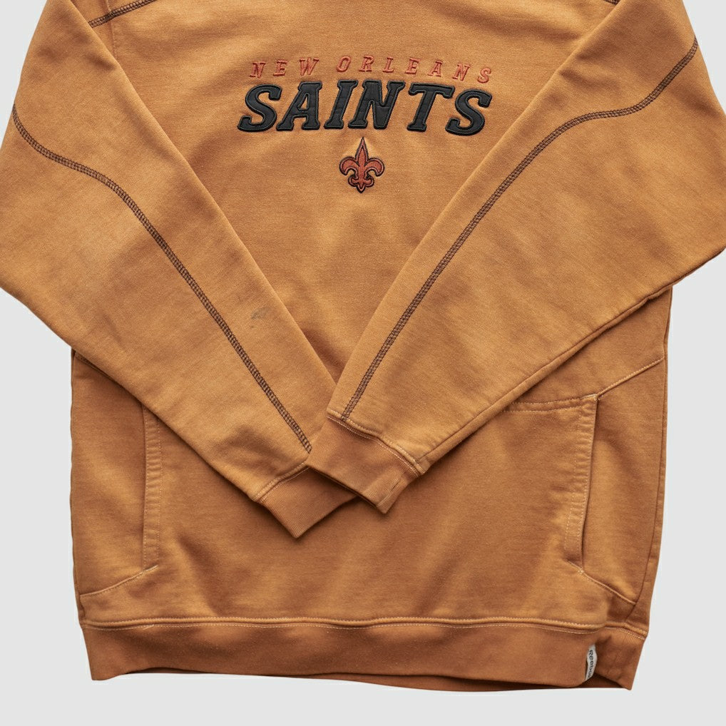 New Orleans Saints 2000s Hooded Pullover Sweatshirt - Tan Vintage - Fanatics