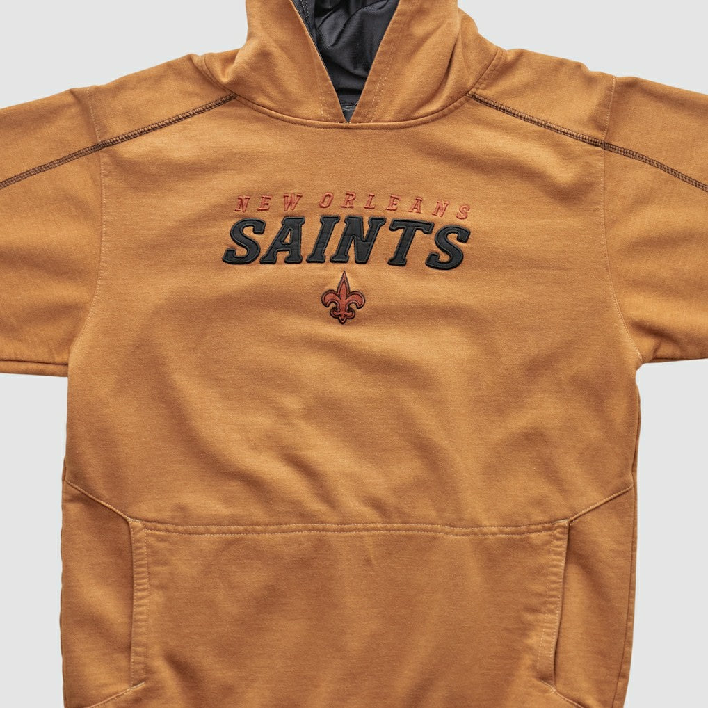 New Orleans Saints 2000s Hooded Pullover Sweatshirt - Tan Vintage - Fanatics