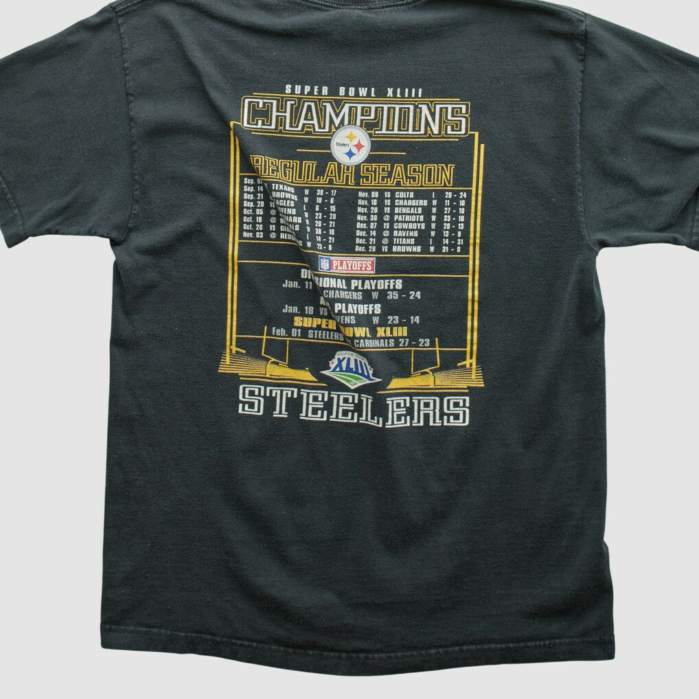 Pittsburgh Steelers NFL 2009 T-shirt - Black Vintage - Fanatics