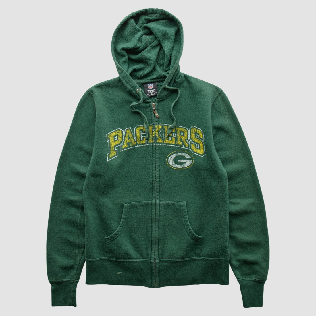 Green Bay Packers NFL 2010s Hooded Full Zip Sweatshirt - Green Vintage - Fanatics