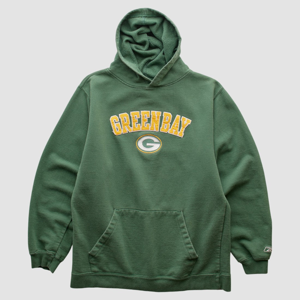 Green Bay Packers Team Edition Apparel 2000s Hooded Pullover Sweatshirt - Green Vintage - Fanatics