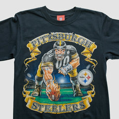 Pittsburgh Steelers NFL 2000s Long Sleeve T-shirt - Black Vintage - Fanatics