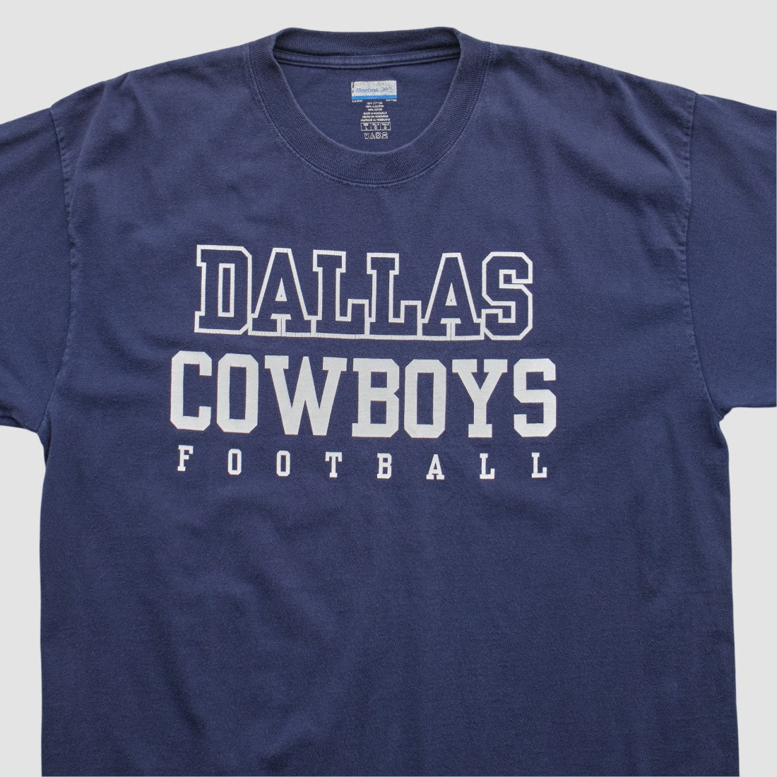 Dallas Cowboys Reebok 2000s Long Sleeve T-shirt - Navy Vintage - Fanatics