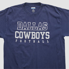 Dallas Cowboys Reebok 2000s Long Sleeve T-shirt - Navy Vintage - Fanatics