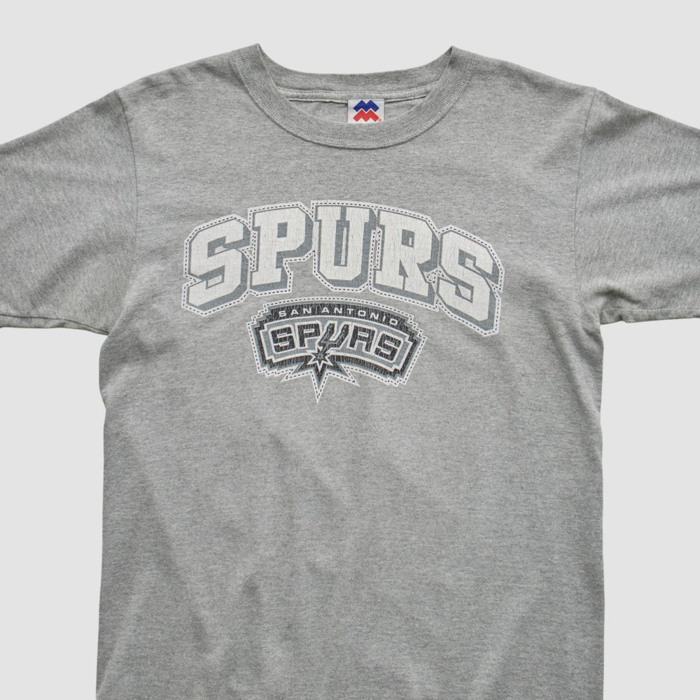 Vintage San Antonio Spurs Majestic 2000s T-shirt Heather Gray