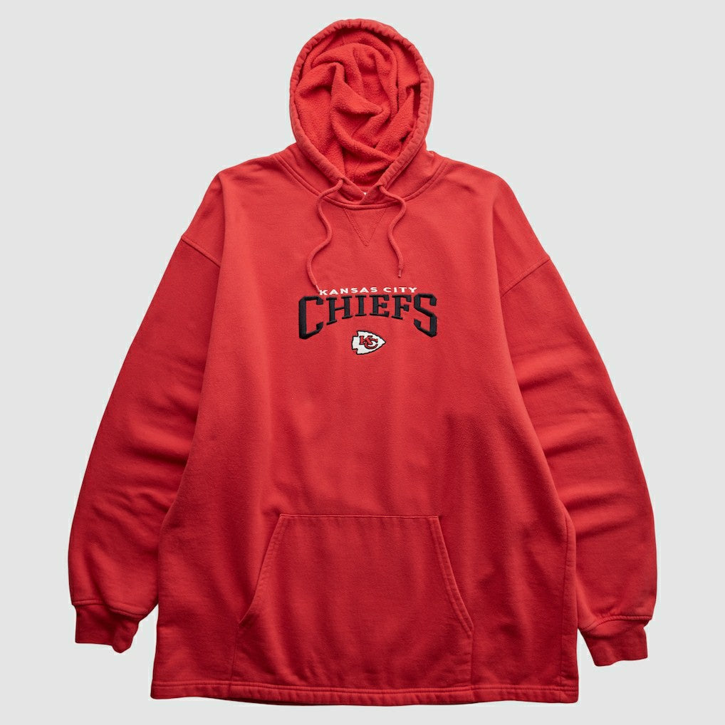 Kansas City Chiefs NFL 2000s Hooded Pullover Sweatshirt - Red Vintage - Fanatics
