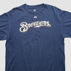 Milwaukee Brewers Majestic 2000s T-shirt Online