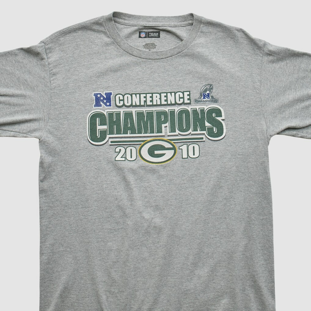 Green Bay Packers NFL 2010 Long Sleeve T-shirt - Heather Gray Vintage - Fanatics