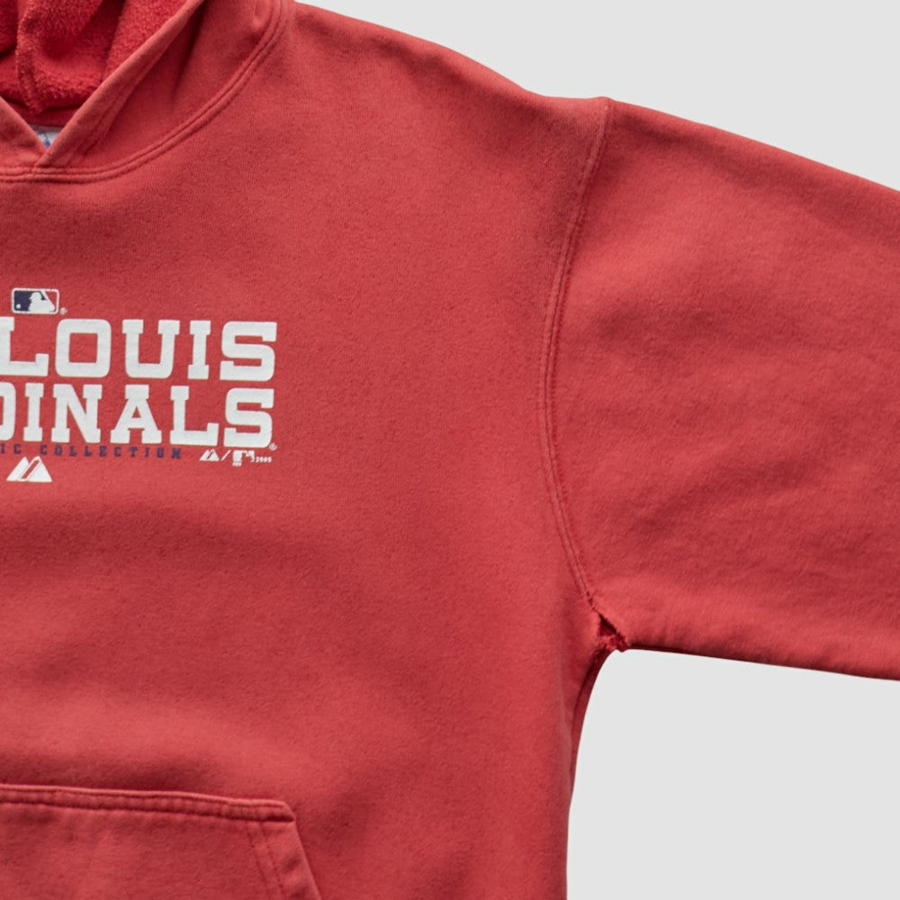 St. Louis Cardinals Majestic 2000s Hooded Pullover Sweatshirt Discount