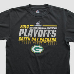 Green Bay Packers Majestic 2014 T-shirt - Black Vintage - Fanatics