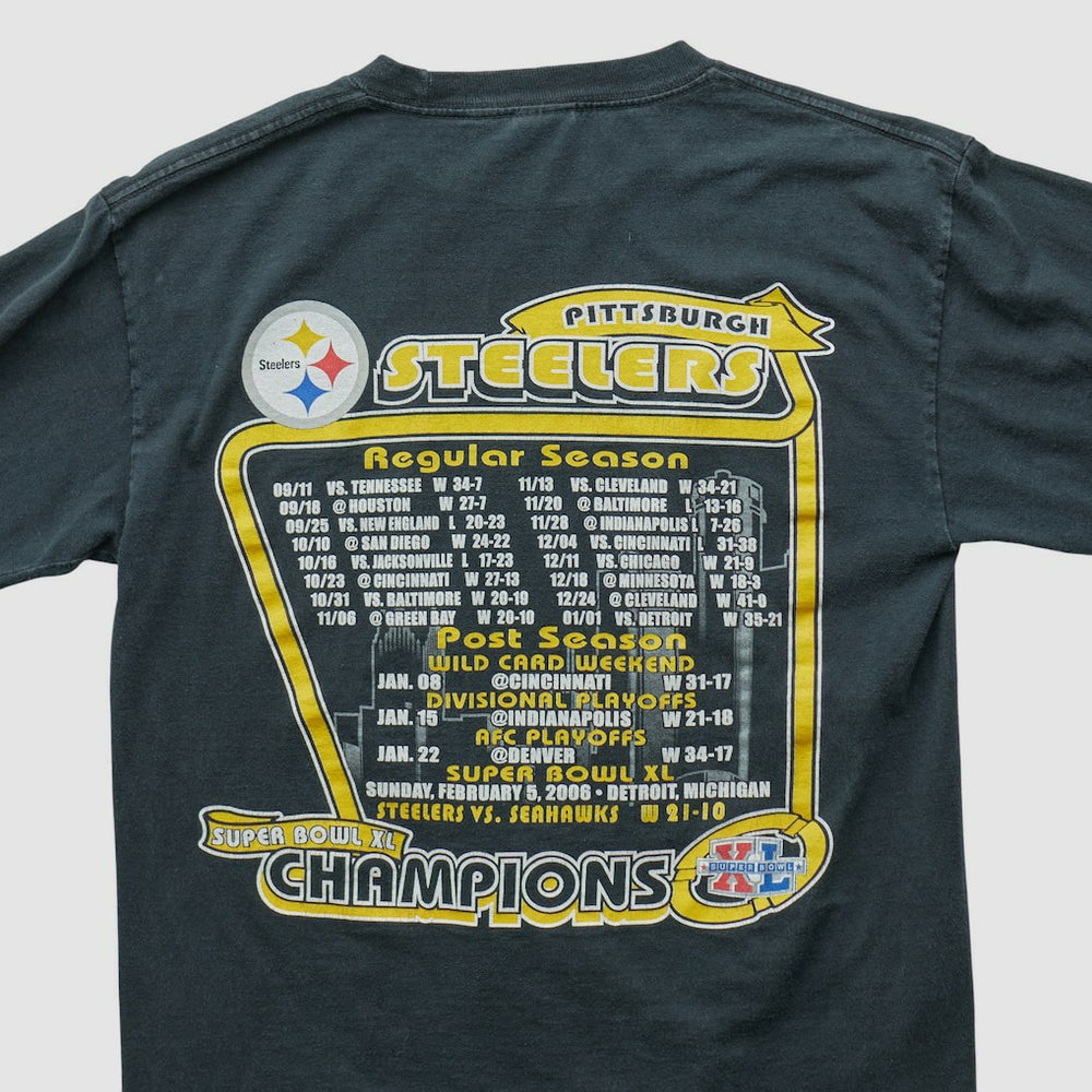 Pittsburgh Steelers Alstyle 2006 Long Sleeve T-shirt - Black Vintage - Fanatics