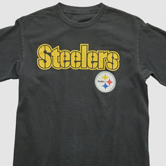 Pittsburgh Steelers 2000s Long Sleeve T-shirt - Black Vintage - Fanatics